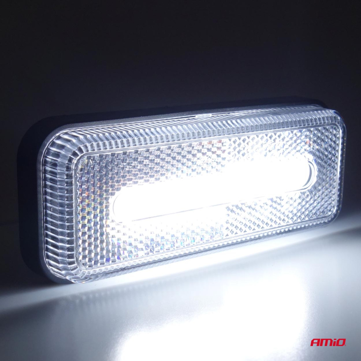 LED-gabariidituli AMiO OM-02-W, ristkülikukujuline, valge