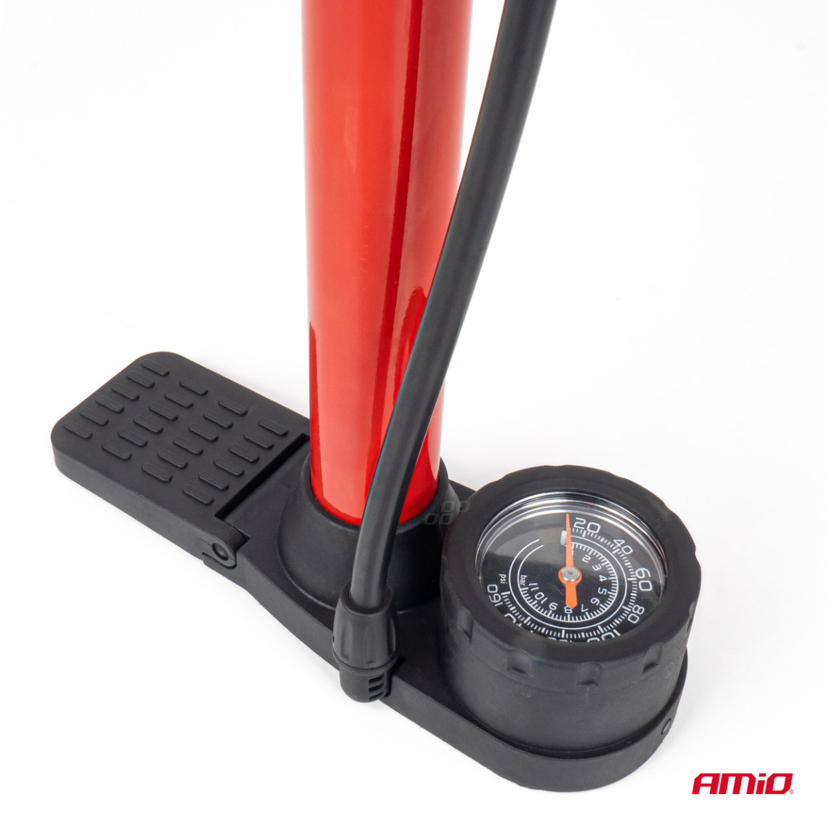 Metallist käsipump manomeetriga MINI PU08 AMIO-04343