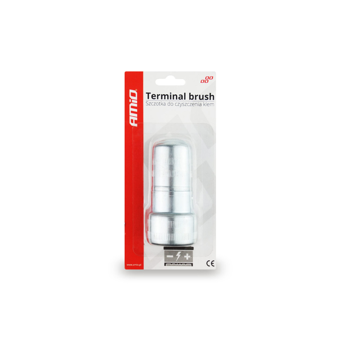 Metallhari aku klemmide puhastamiseks AMIO-02008