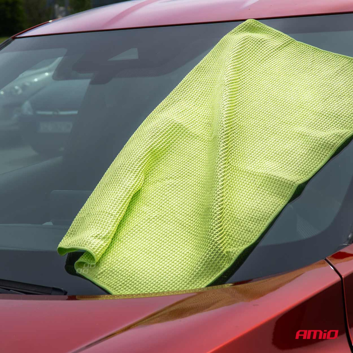 Mikrokiust klaasipuhastuslapp 40x60 cm, kare, 280 g/m² AMIO-03735