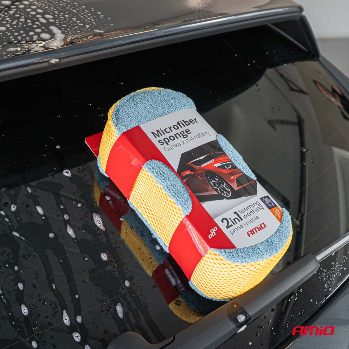 Mikrokiust käsn, 23x10x6 cm AMiO-03840