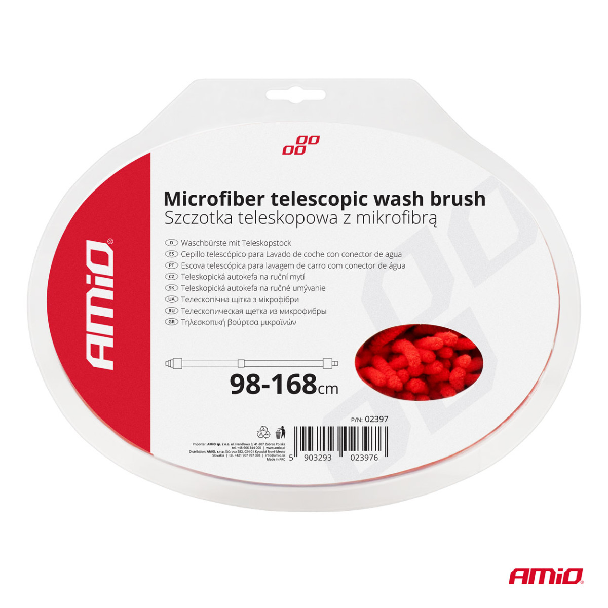 Teleskoophari veeühendusega, mikrokiud 98-168cm AMIO-02397