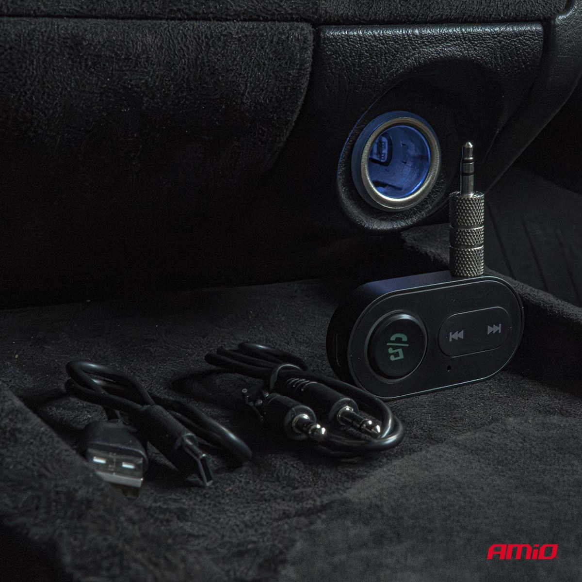 Minipesaga Bluetooth-vastuvõtja-saatja AMIO-04658