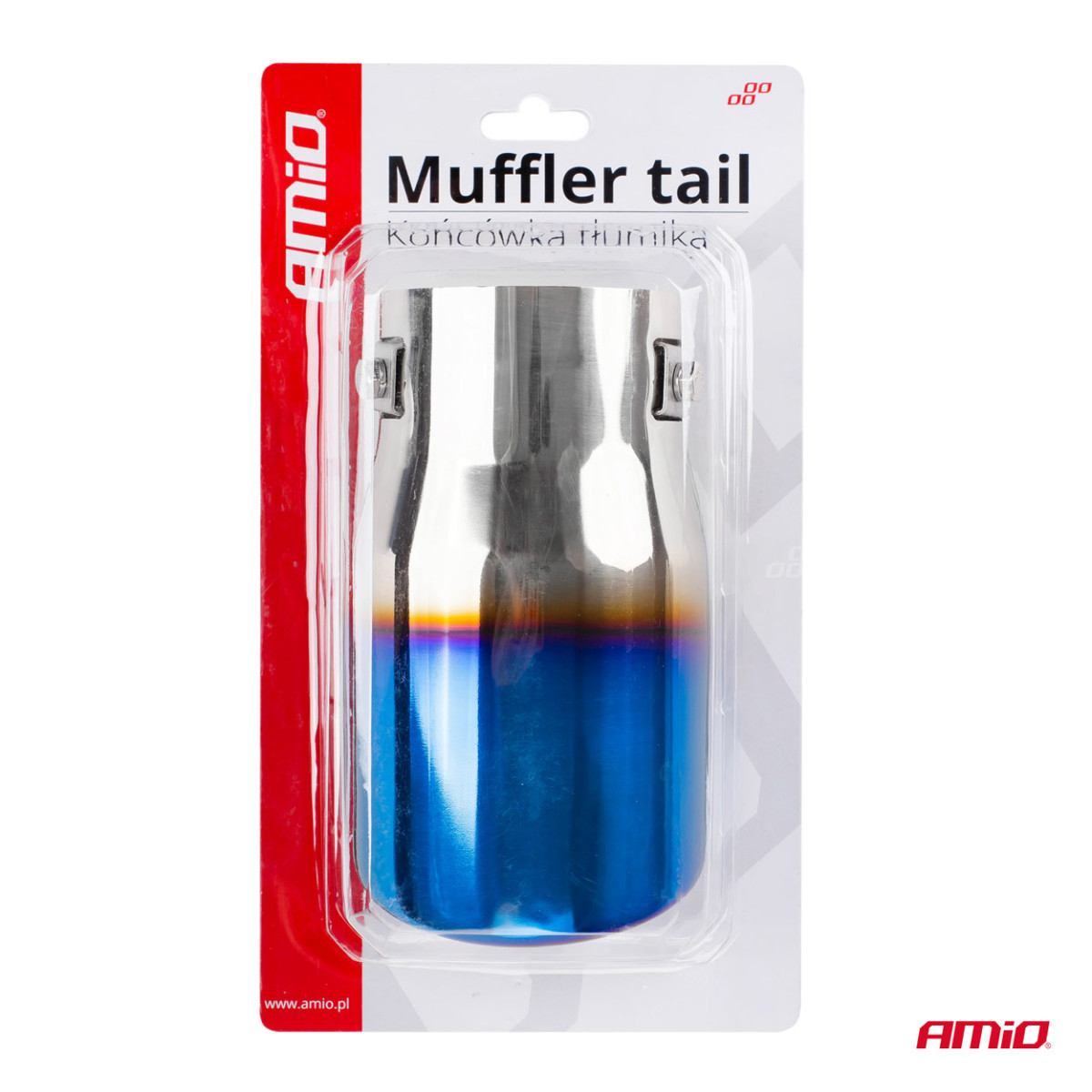 Summuti ots 48-65 mm, roostevaba teras, poleeritud metalli efekt, AMIO-02198