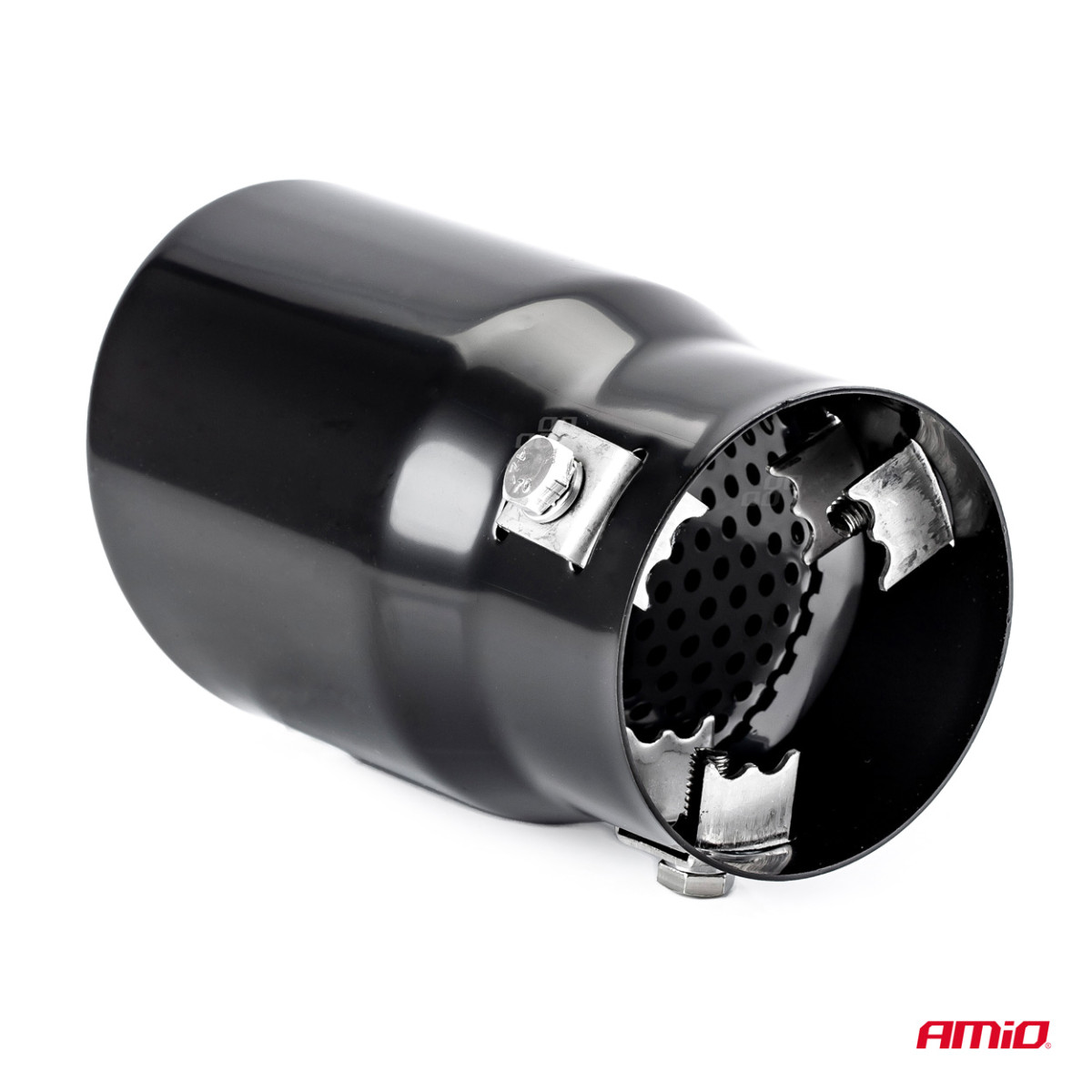 Summuti ots 43-62 mm, roostevaba teras, must, AMIO-01317