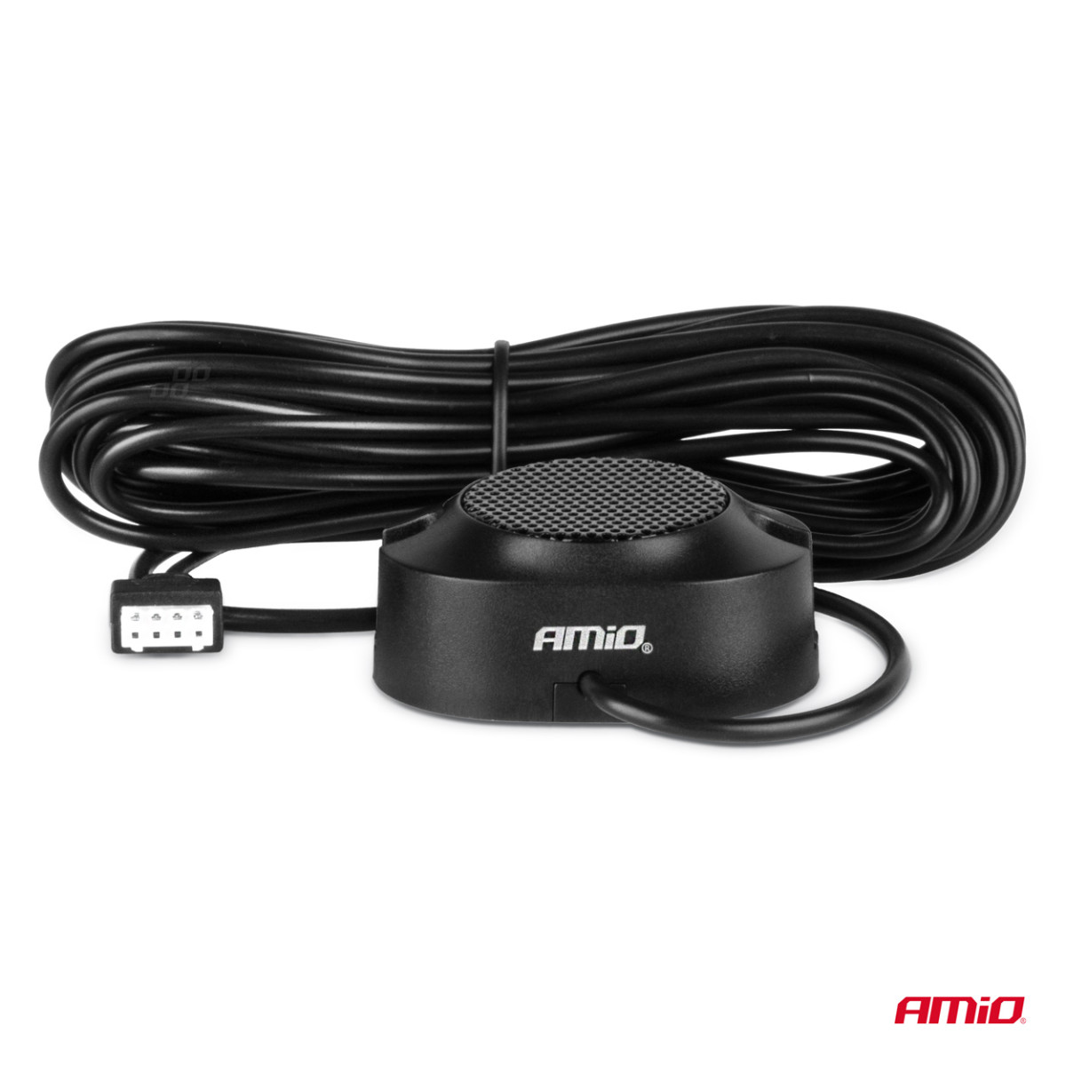 Parkimisabisüsteem helisignaaliga, 8 musta andurit, sisemine paigaldus 16,5 mm AMIO-02254