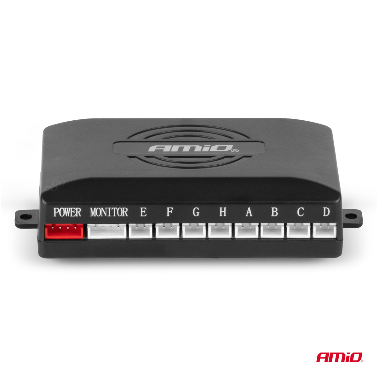 Parkimisabisüsteem LED, 8 musta andurit, sisemine paigaldus 16,5 mm AMIO-02256