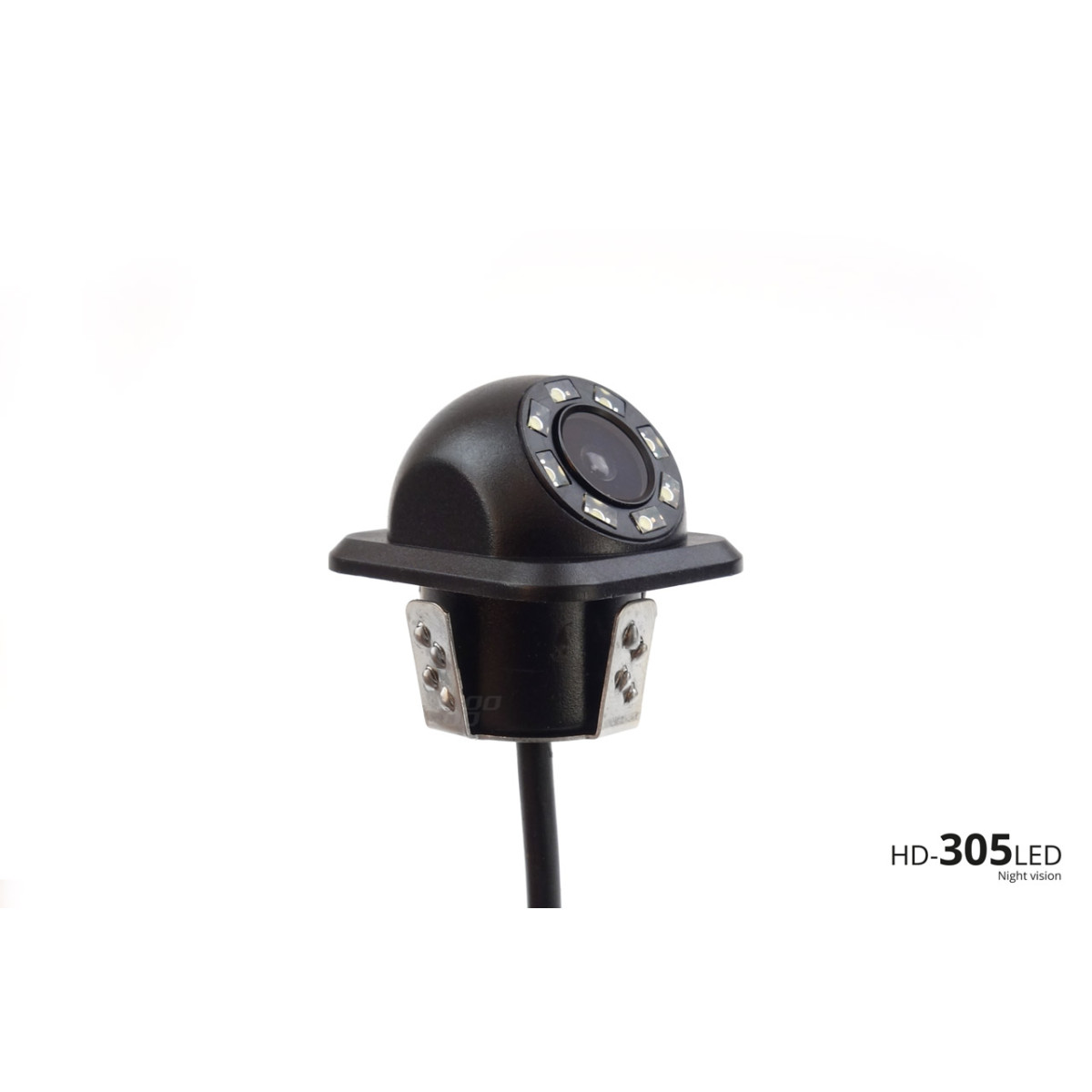 Parkimisabisüsteem TFT01 4.3" HD-305-LED kaameraga, 4 musta anduriga, veoautodele