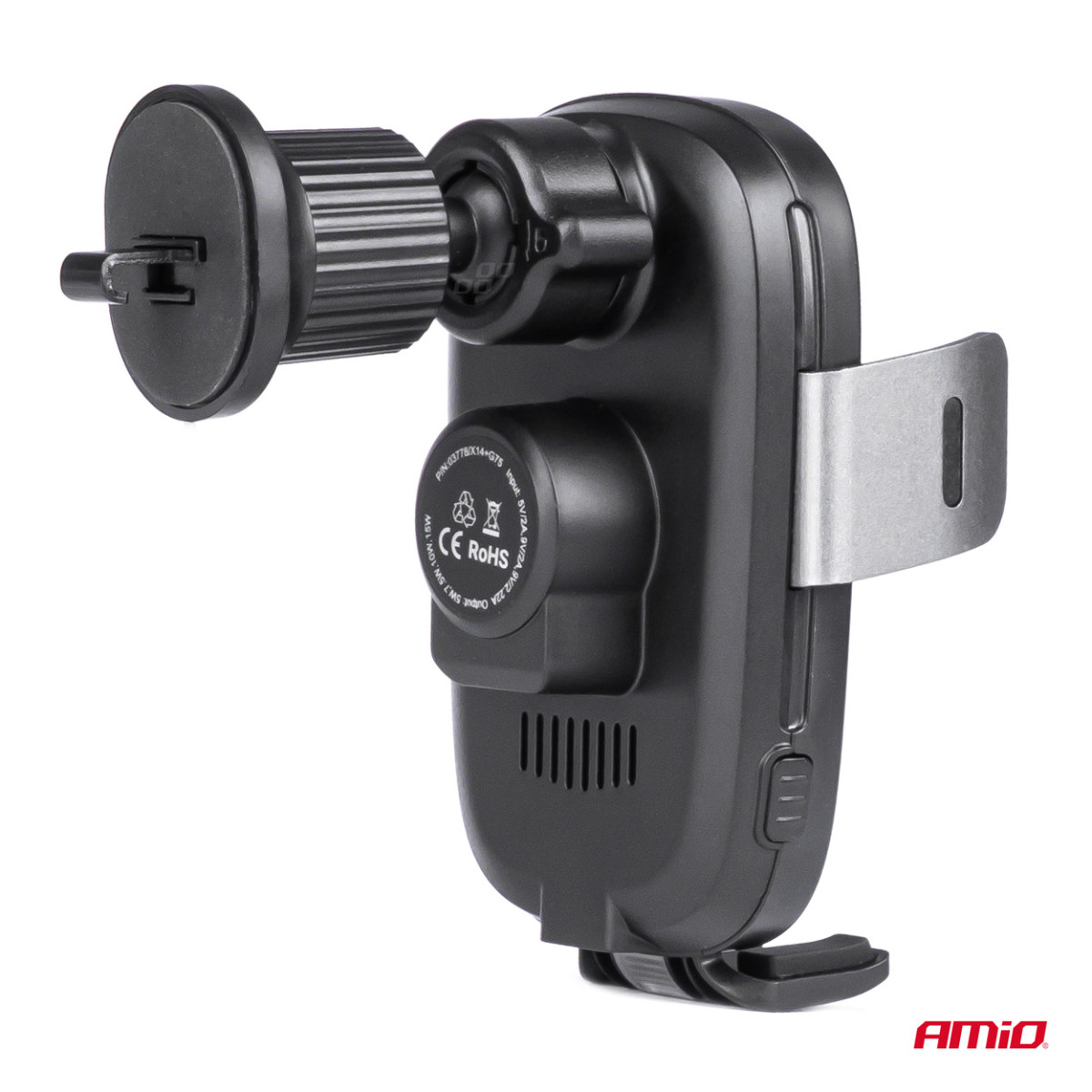 Telefonihoidja juhtmevaba laadijaga 15W AMIO-03778