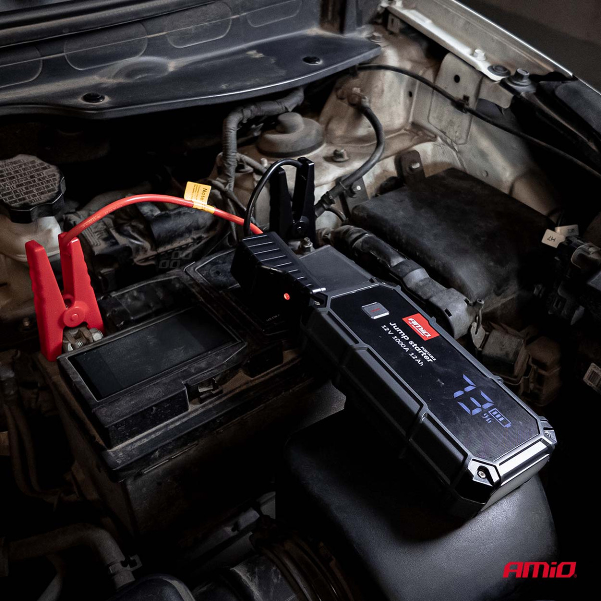 3in1 auto käivitusabi/LED/akupank 12V 12Ah 1000A PRO AMIO-04676