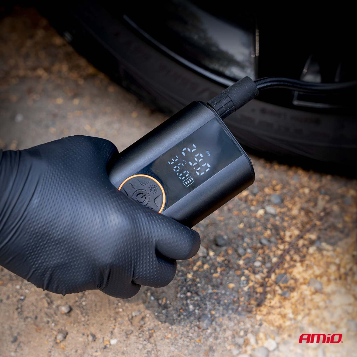 Juhtmevaba LED-kompressor 40W USB-C-ga ACOMP-25 AMIO-04414