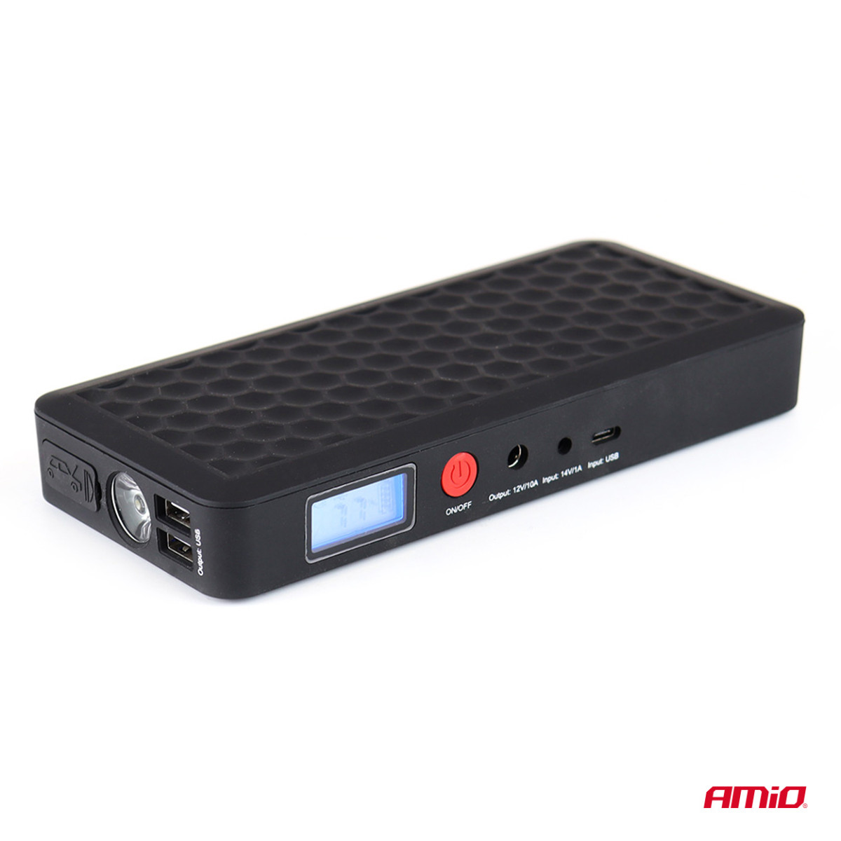 Kaasaskantav käivitusabi / varupatarei 12V 4Ah 800A SJ02 AMIO-02524