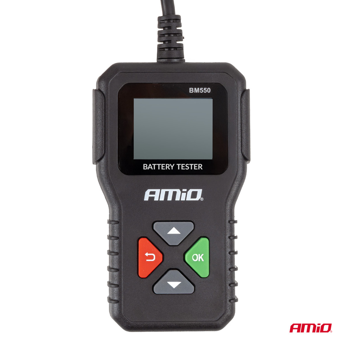 Professionaalne digitaalne aku tester, 2-220 Ah, 6 V / 12 V / 24 V, AMIO-04920