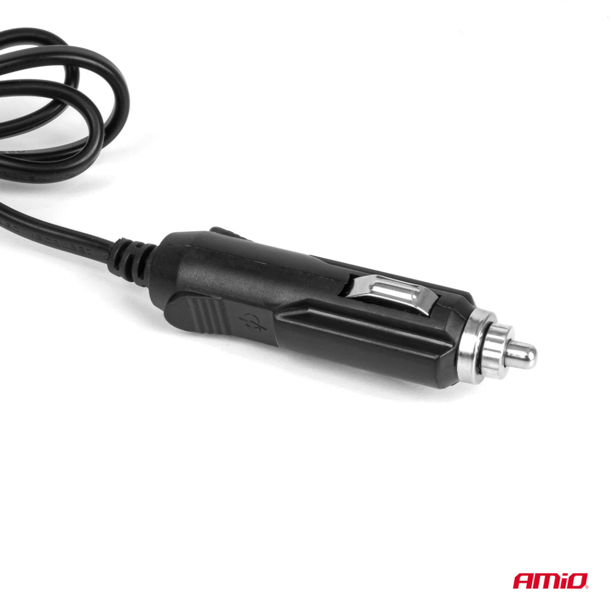 Nelja pesaga pikendusjuhe laadijaga 2x USB-A + 1x USB-C 12/24V 120W 80 cm AMIO-04367