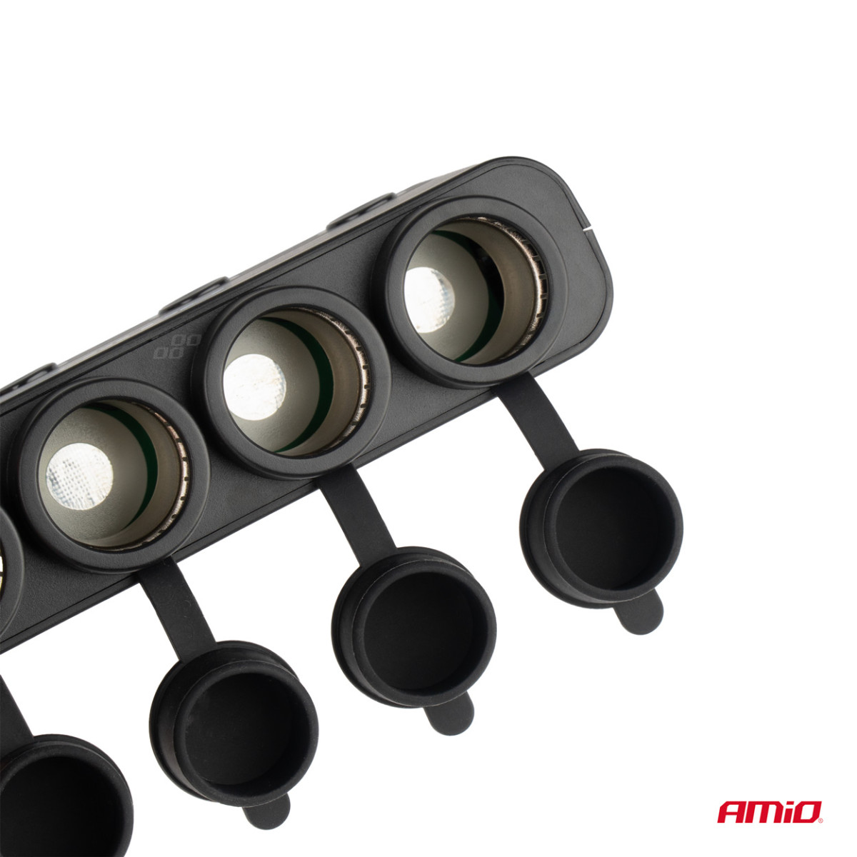 Auto 4-pesaga pikendusjuhe PD 30W ja QC3.0 12/24V, max 216W AMIO-04175