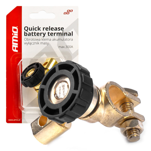 Kiirühendusega akupistik, max 300 A AMIO-03021
