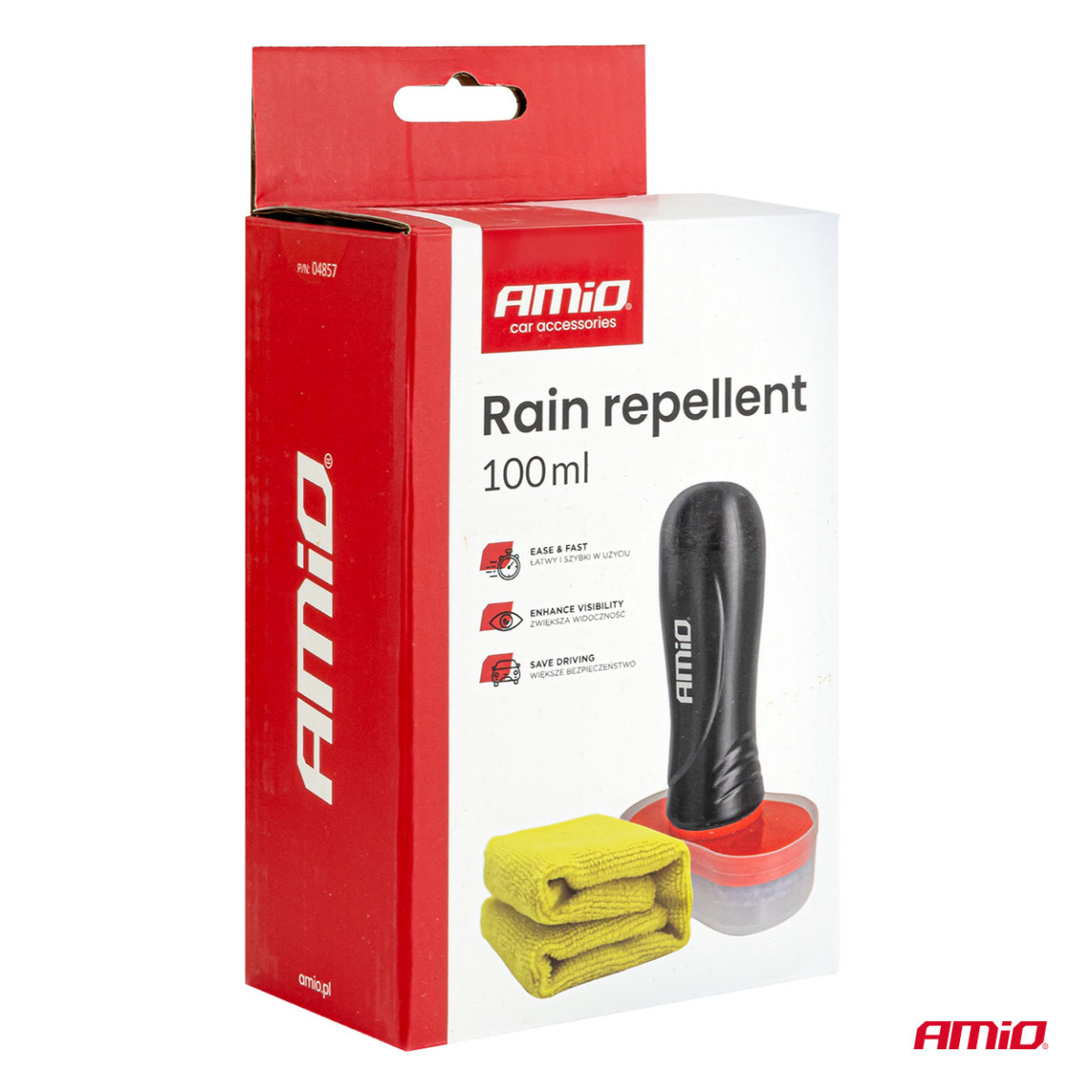 Nähtamatu klaasipuhastusvahend 100 ml AMIO-04857