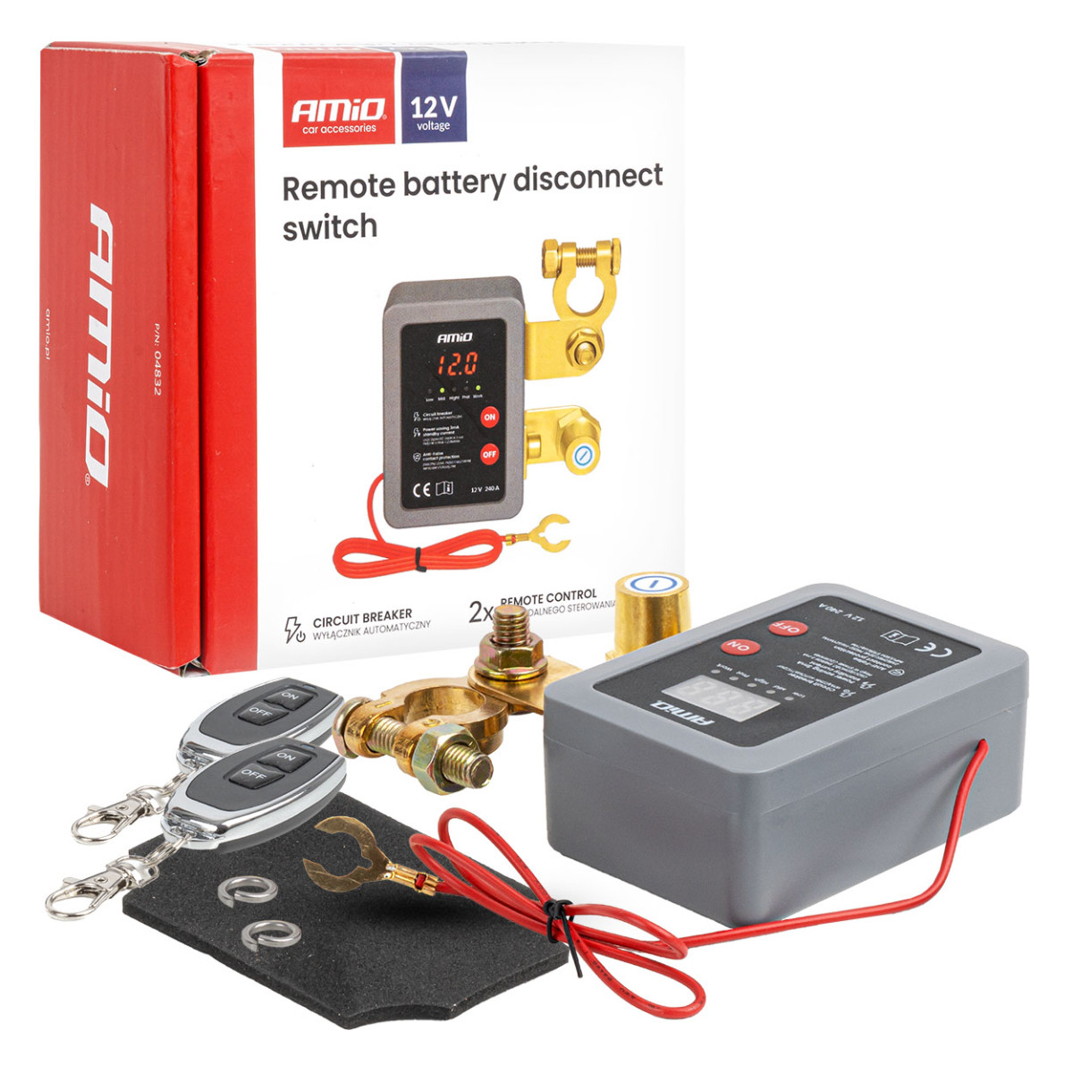 Aku lahtiühendaja 12V 240A (BATT) AMIO-04832