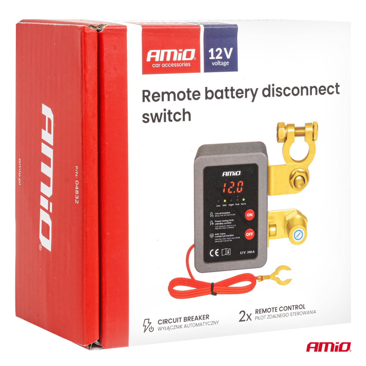 Aku lahtiühendaja 12V 240A (BATT) AMIO-04832