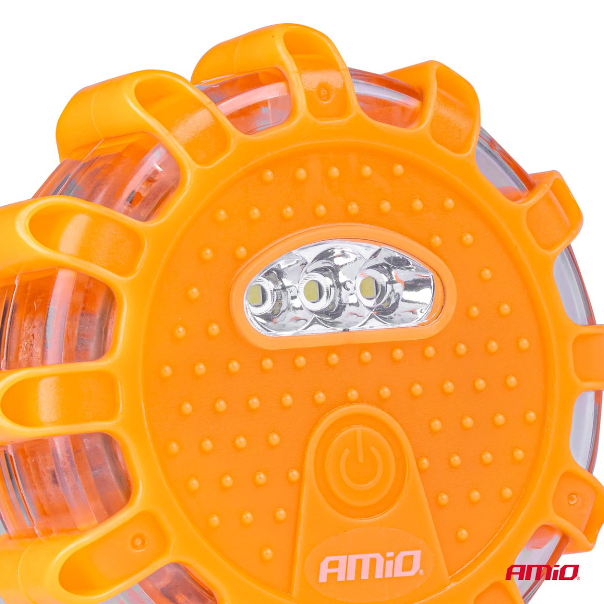 Kaasaskantav LED-hoiatuslamp prožektorfunktsiooniga 3xAAA IP65 12SMD + 3SMD