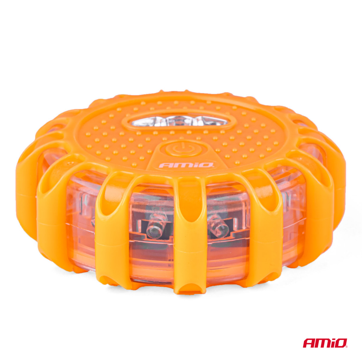 Kaasaskantav LED-hoiatuslamp prožektorfunktsiooniga 3xAAA IP65 12SMD + 3SMD