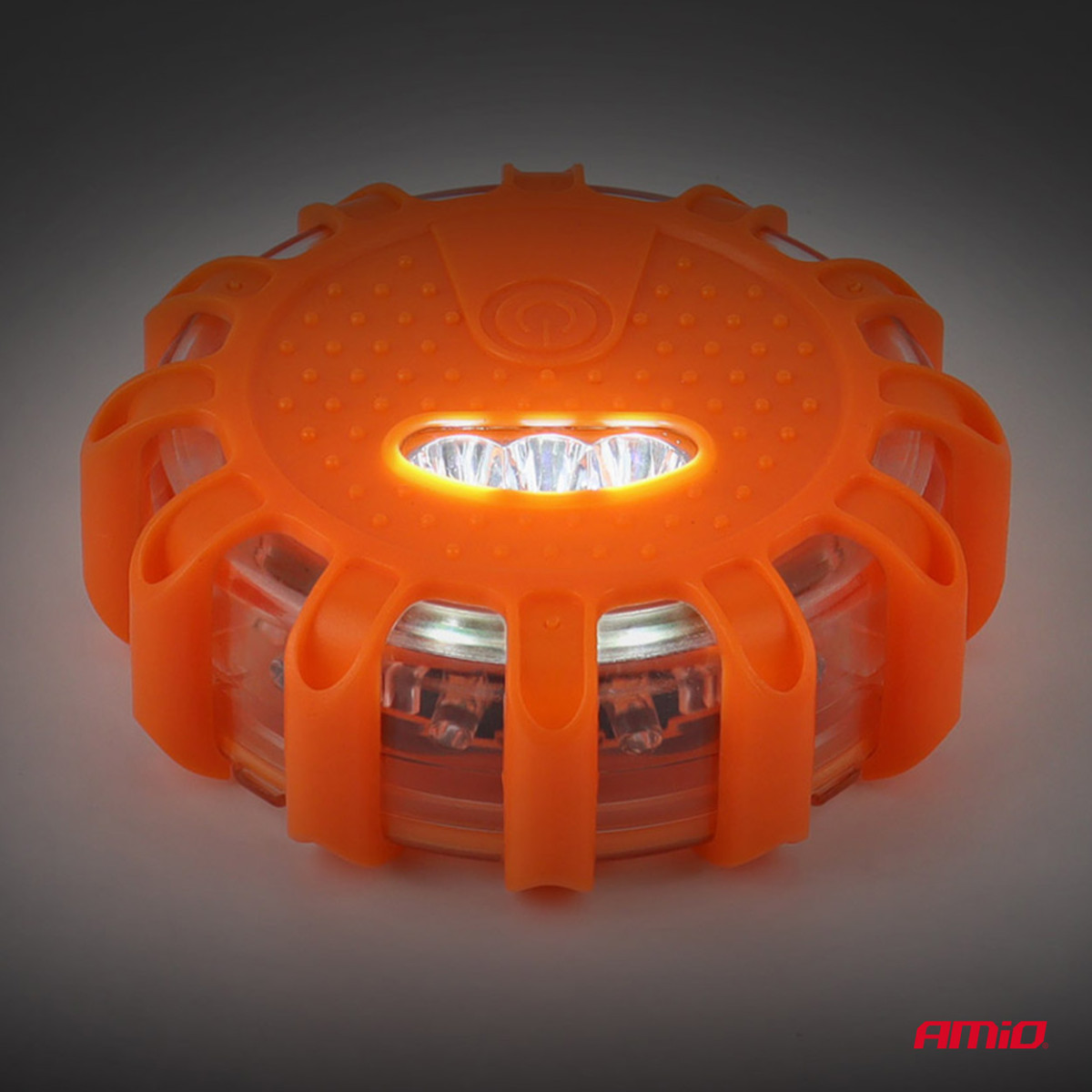 Kaasaskantav LED-hoiatuslamp prožektorfunktsiooniga 3xAAA IP65 12SMD + 3SMD