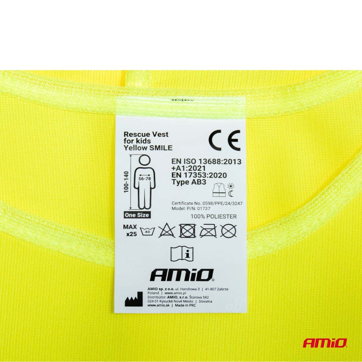 Laste helkurvest AMIO-01737