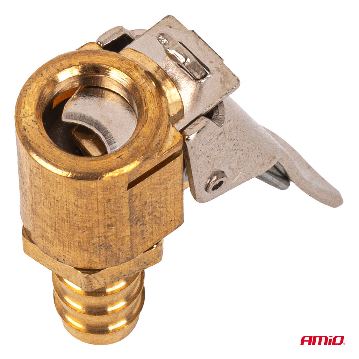 Rehviventiili täitepea Schrader 1/4" NPT AMIO-04472