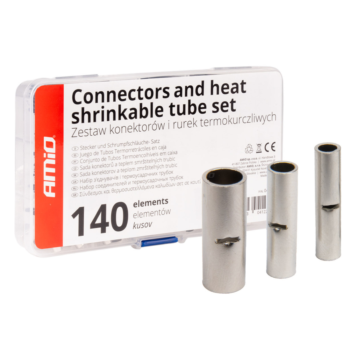 Juhtmeühenduste komplekt BN1.25, BN2, BN5.5, 160 tk. AMIO-04123