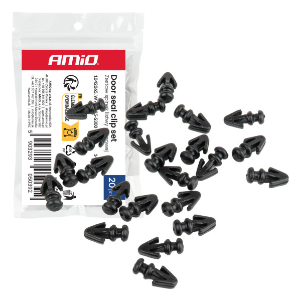 Lävepakuliistude klambrite komplekt 14/8 mm, 20 tk, AMIO-05039