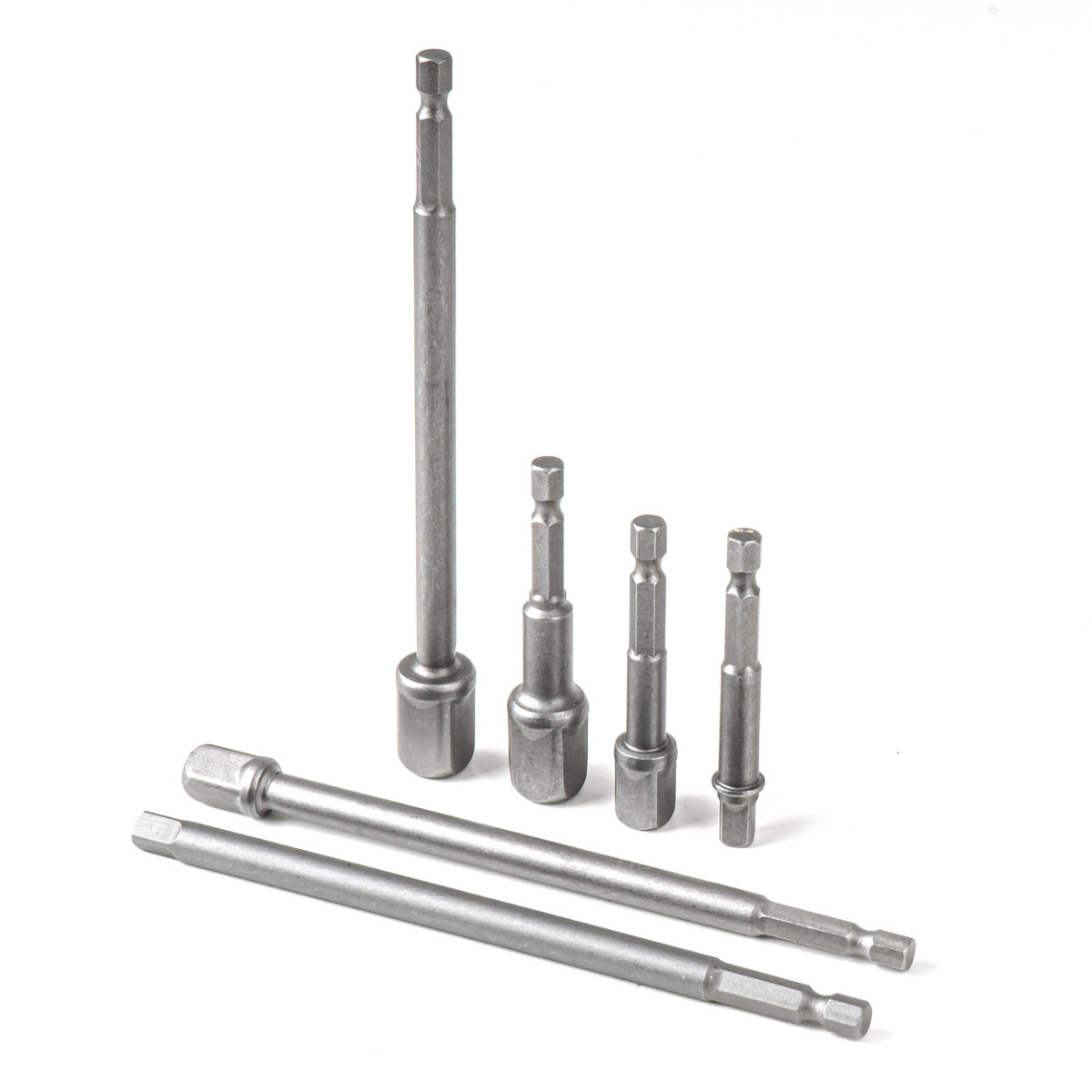 Kuuskantpeaga adapterite komplekt 1/4", 3/8", 1/2" AMIO-04781