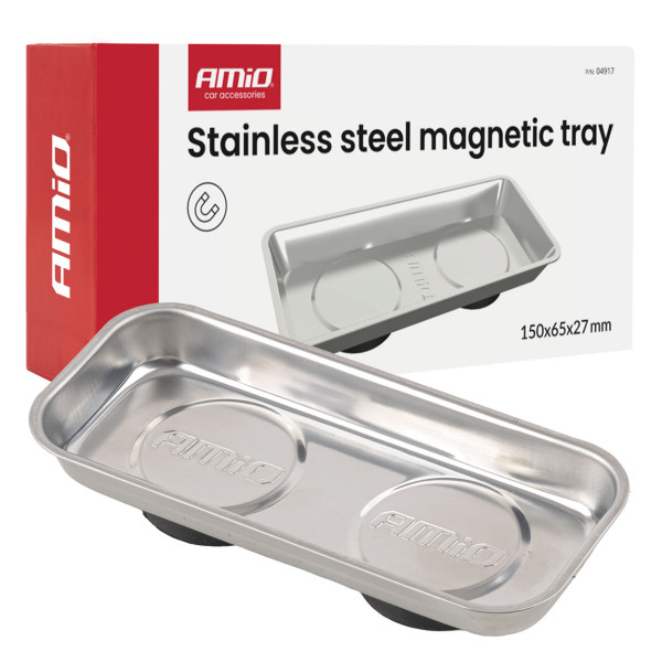 Roostevabast terasest magnetalus 150×65×27 mm AMIO-04917