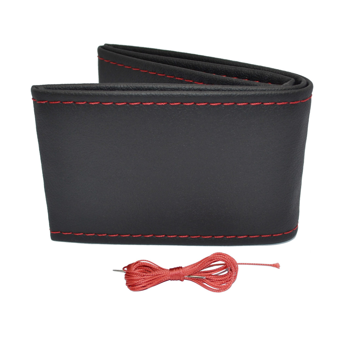 Rooliratta kate nõela ja niidiga 38-39 cm - mustad/punased õmblused