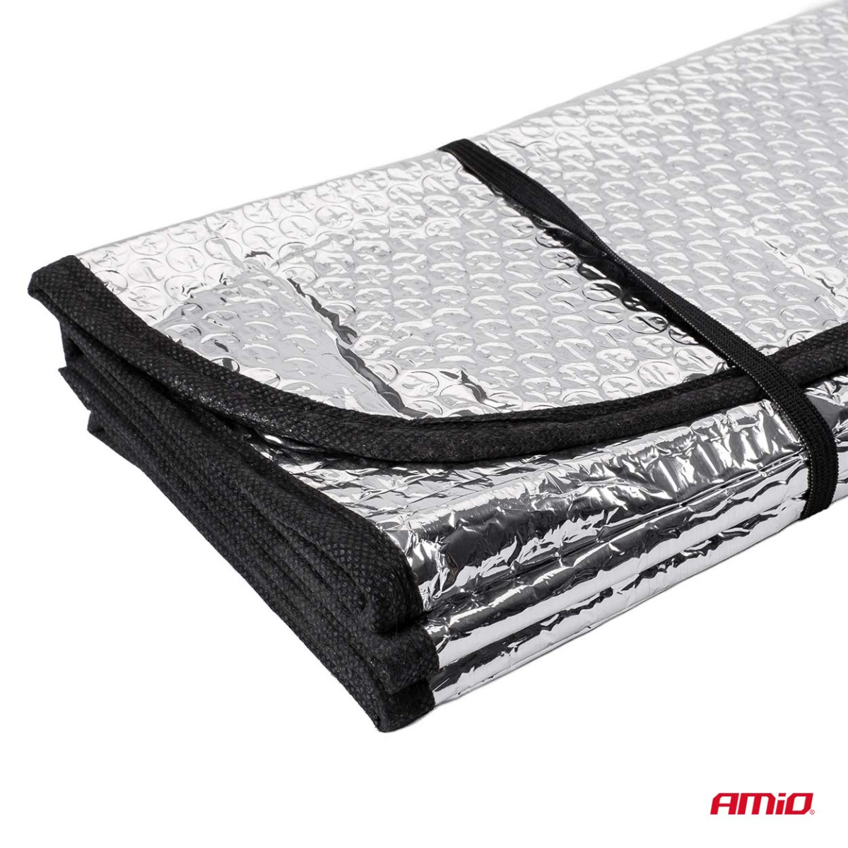 Esiklaasi kaitse 145x70 cm, hõbedane, PE mull AMIO-01532