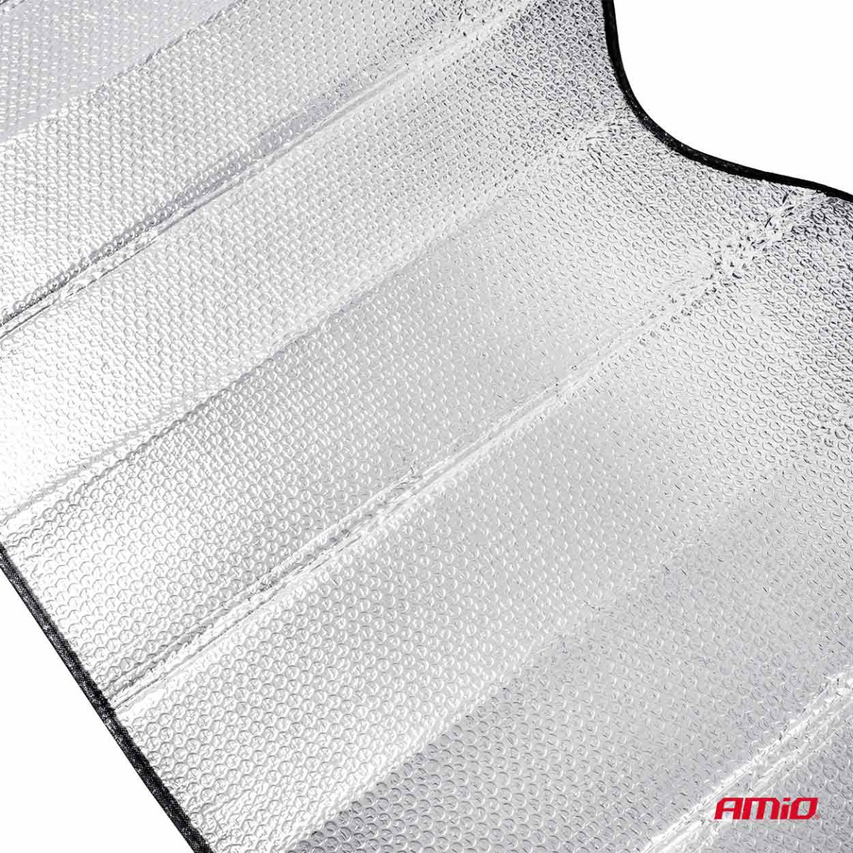 Esiklaasi kaitse 145x70 cm, hõbedane, PE mull AMIO-01532