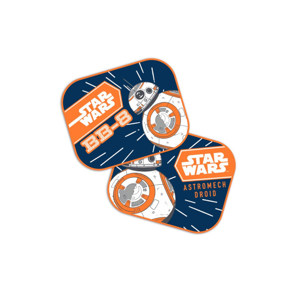 Auto külgmised päikesesirmid 44x35 cm, 2 tk., Star Wars BB-8