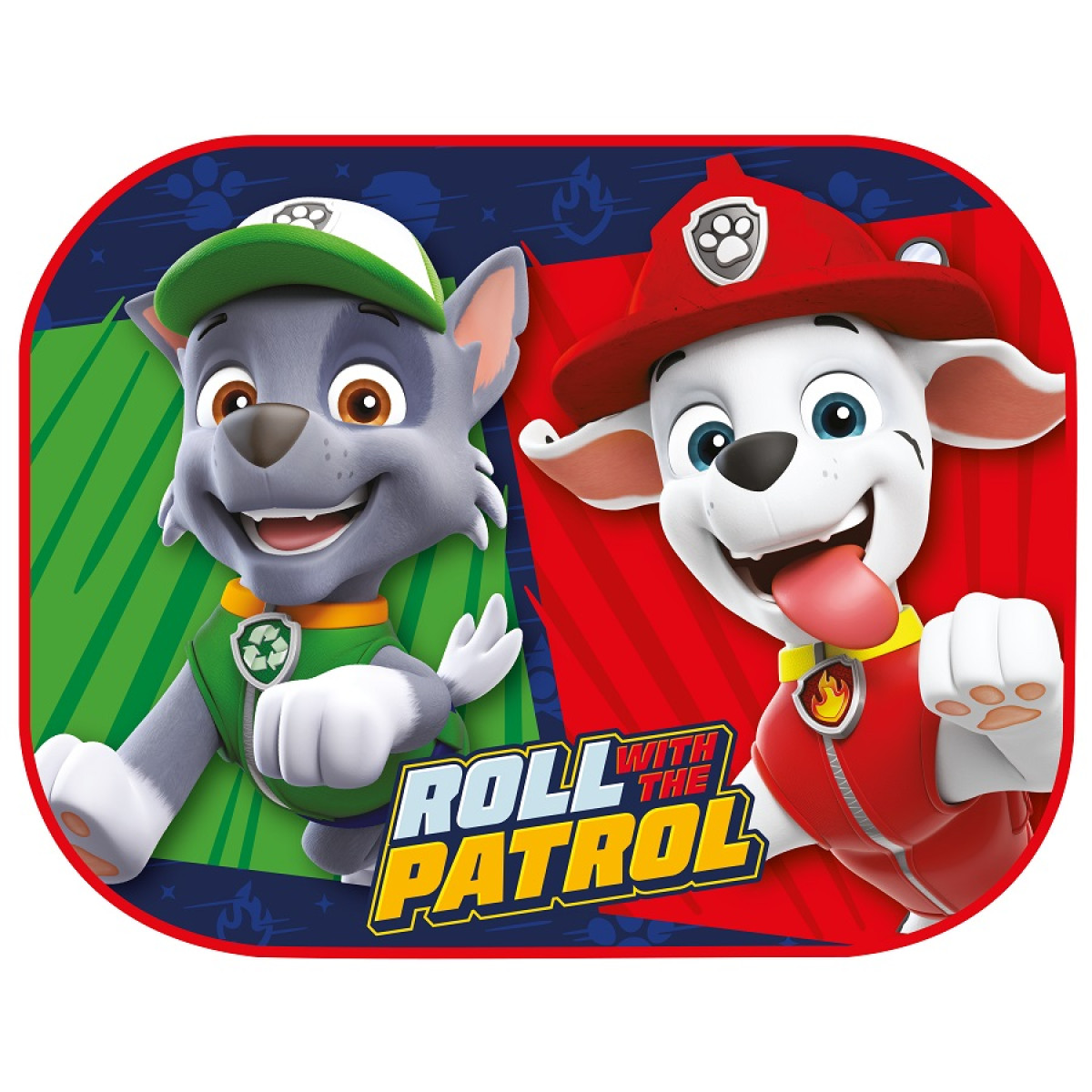 Autole mõeldud külgmised päikeserulood 44x35 cm, 2 tk, Paw Patrol Boy
