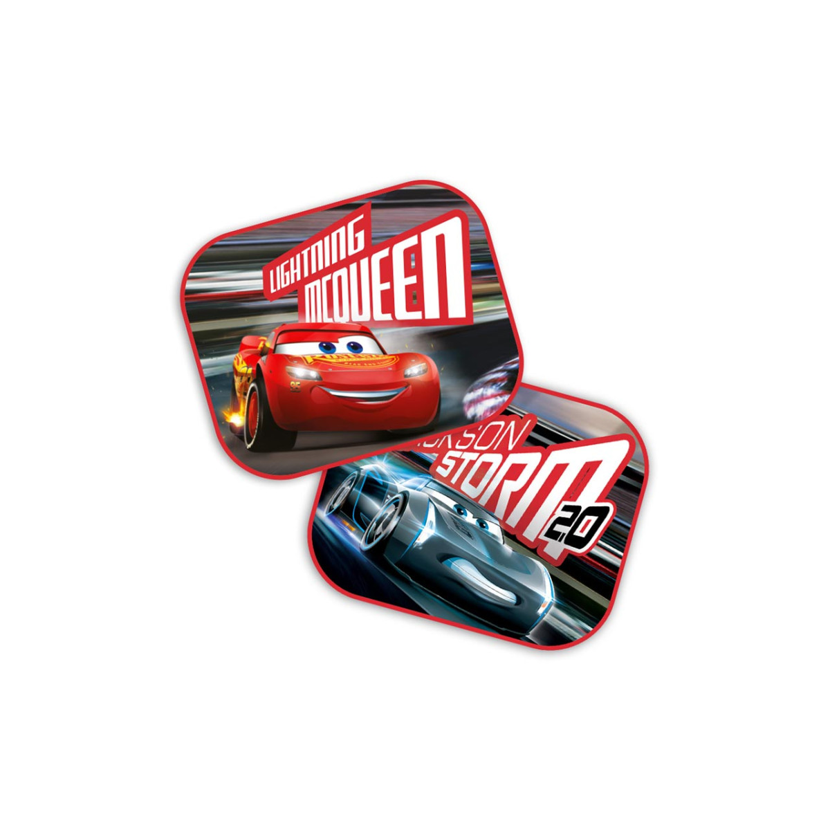 Autole mõeldud külgmised päikeserulood 44x35 cm, 2 tk, Cars 3