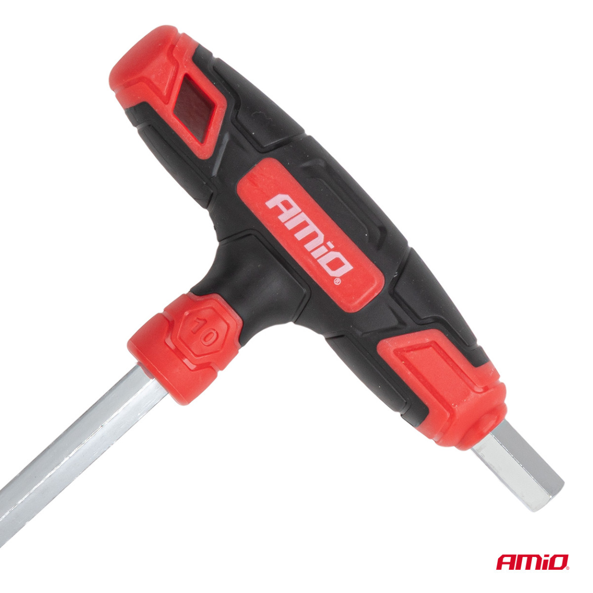 Kuuskantvõtmete komplekt T-käepidemega, 8 tk. AMIO-04826