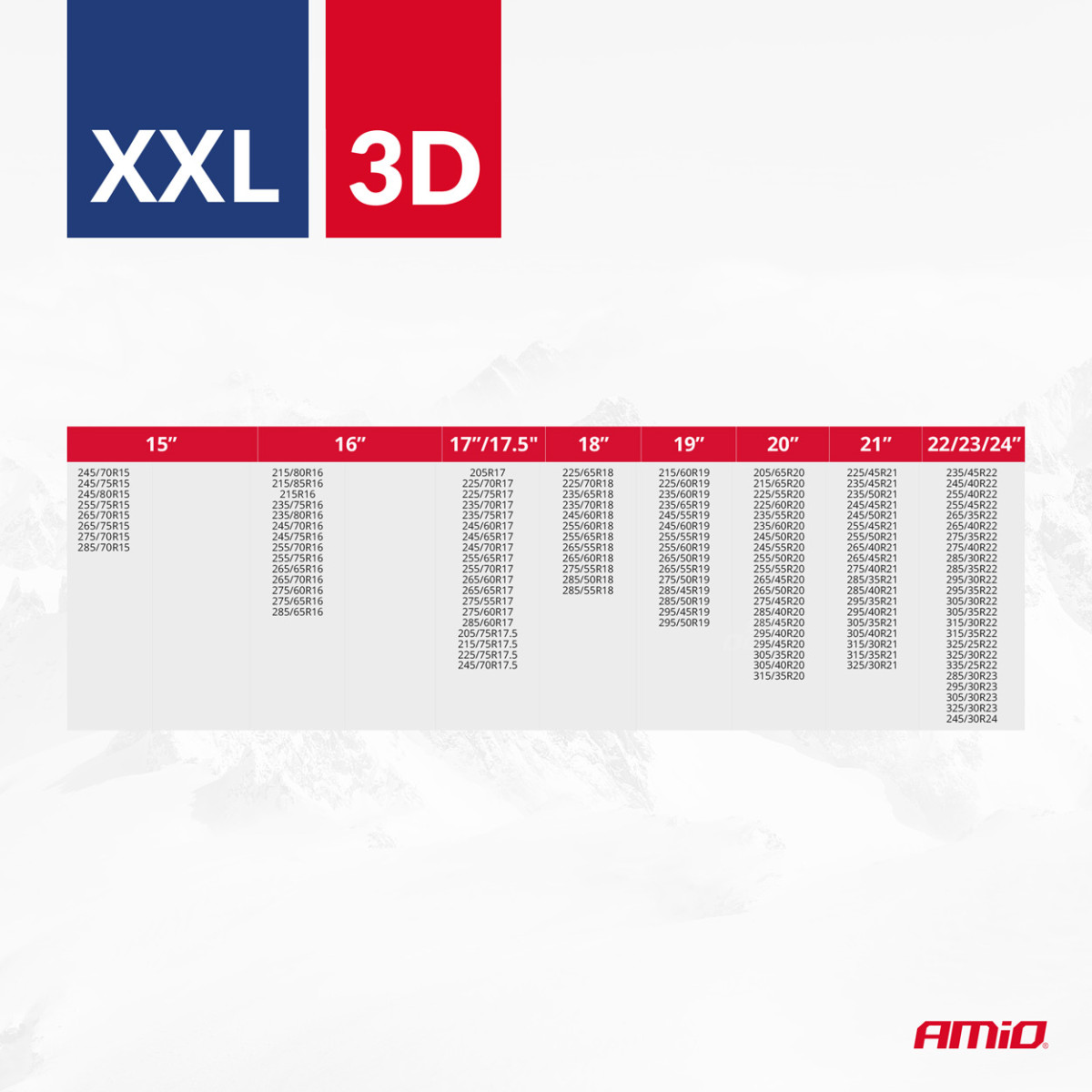 Tekstiilist lumeketid 3D, XXL, 2 tk.