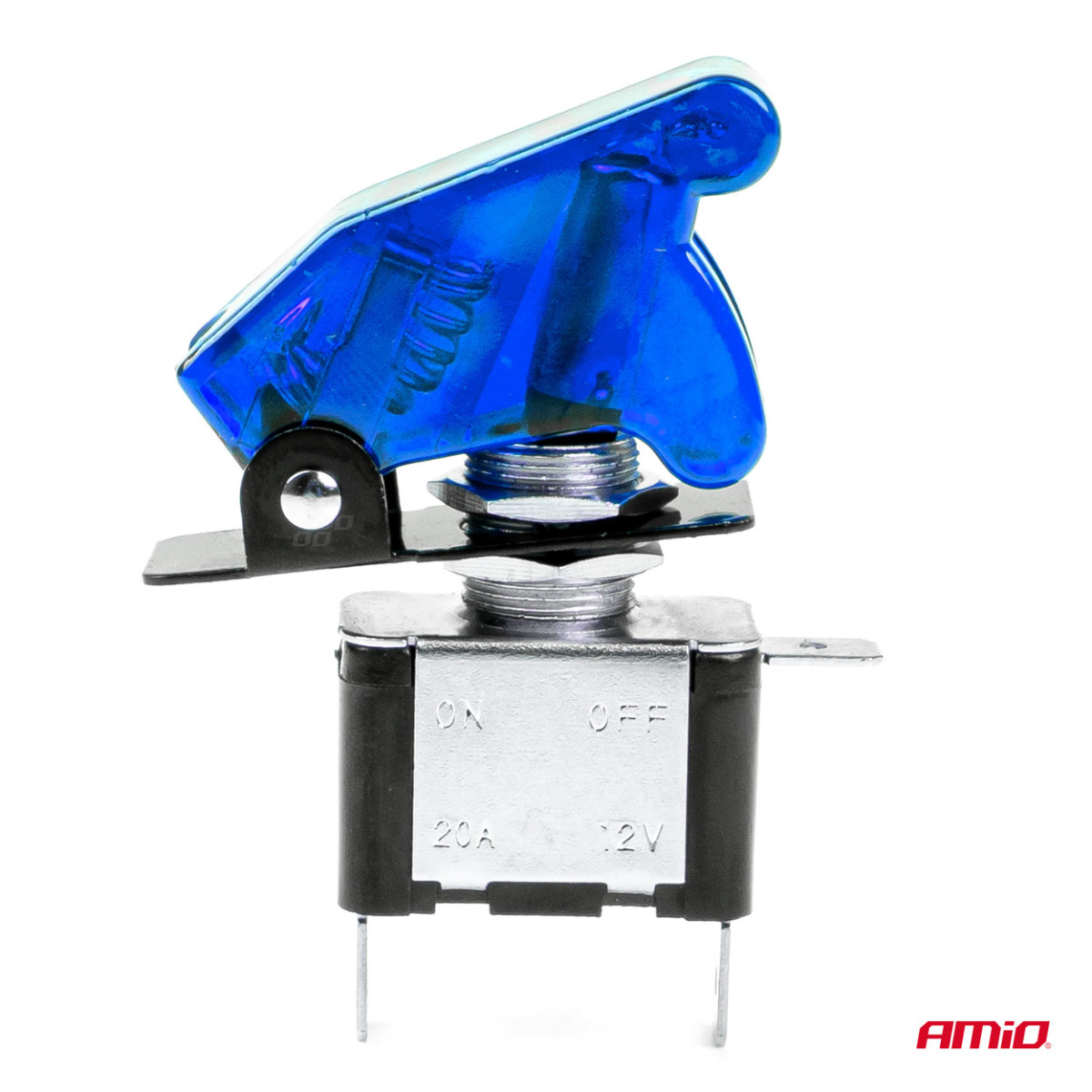 Sinise taustvalgustusega Top Gun lüliti AMIO-03096