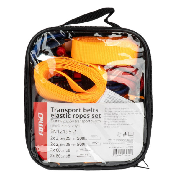 Lastikinnitusrihmade ja elastsete köite komplekt, AMIO-03293