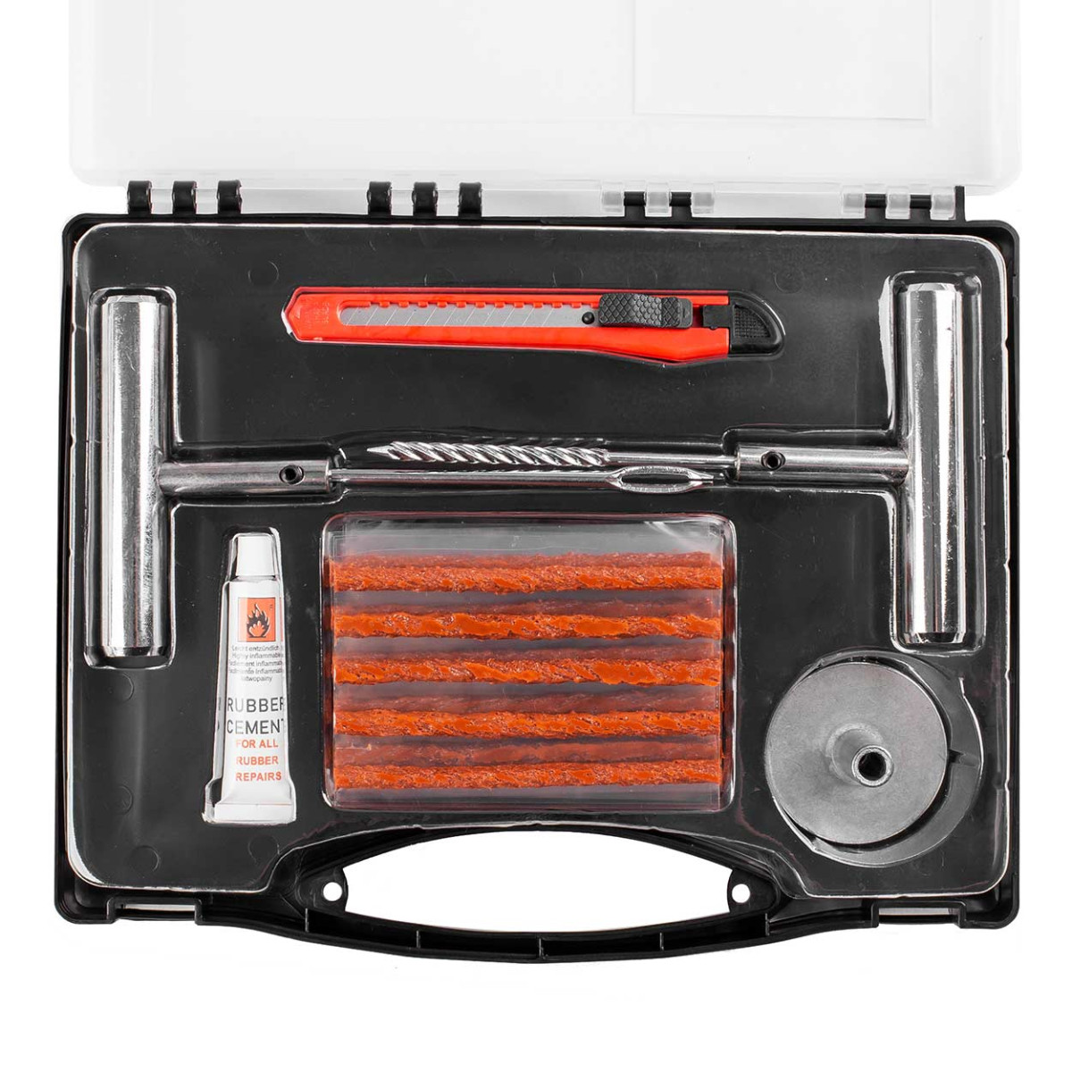 Suurte sisekummita rehvide remondikomplekt 36 osa. AMIO-02829