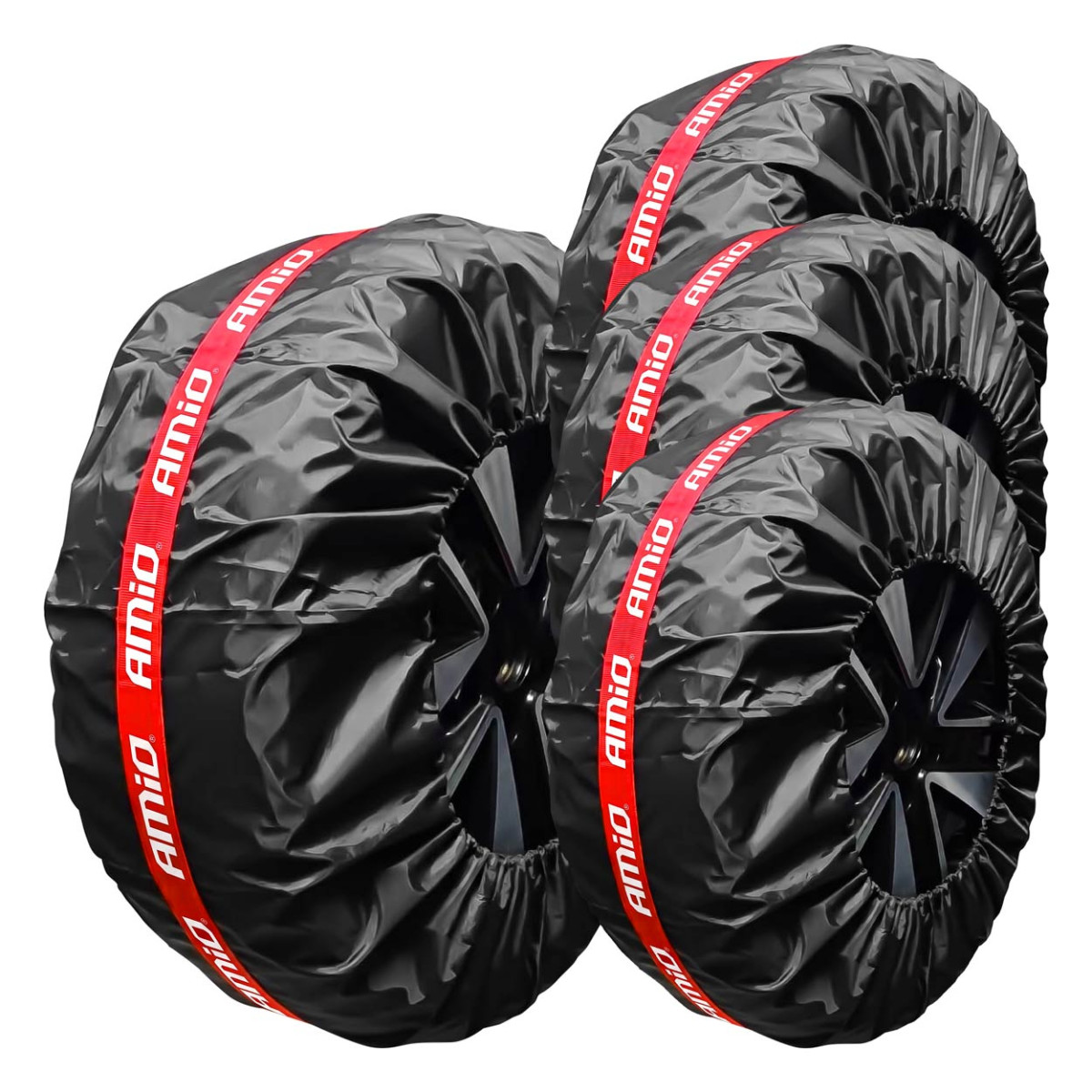 Auto rattakatte komplekt, 19-23", 4 tk., AMIO-04950