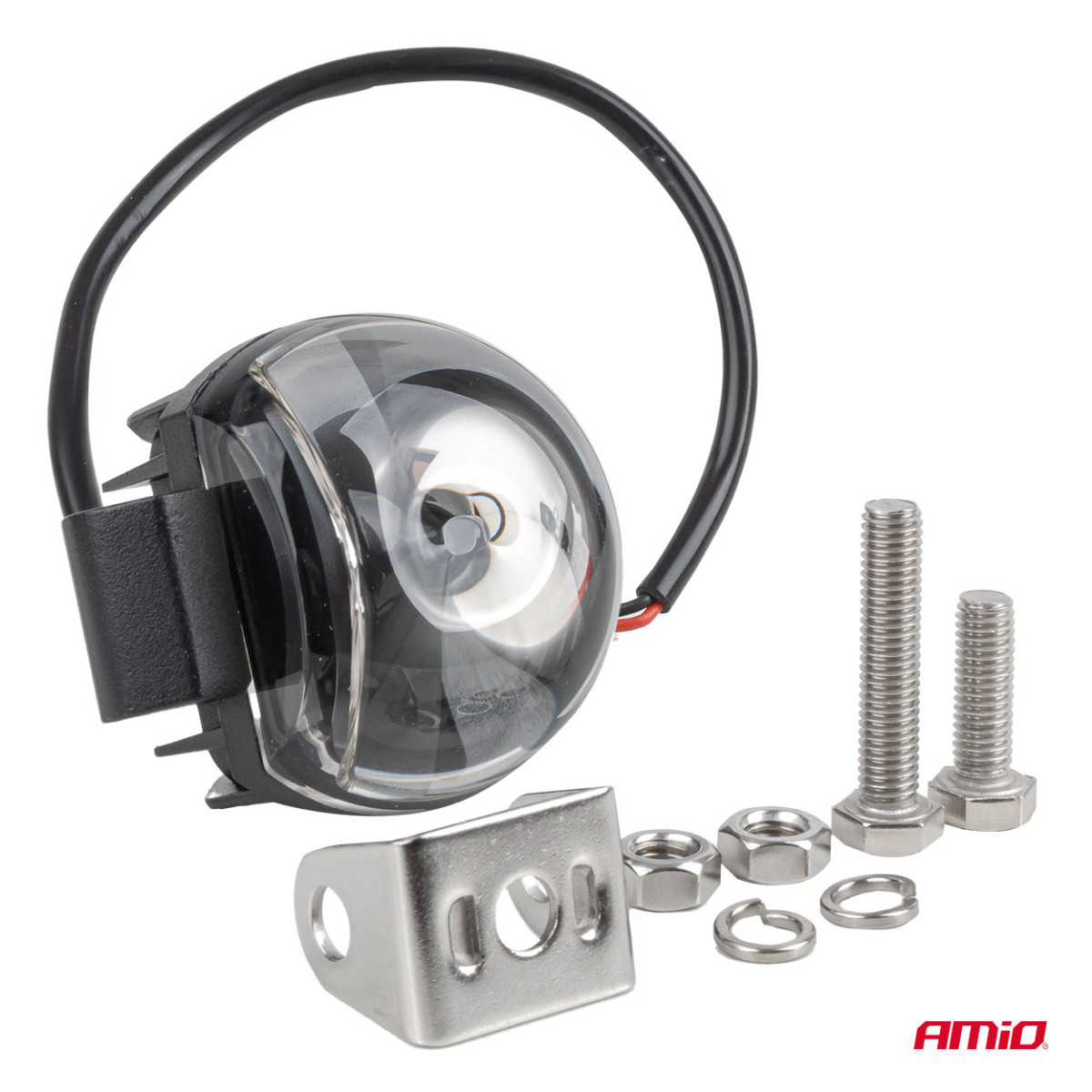 Kahveltõstuki ohutustsooni valgusti, U-kujuline, punase tulega, 10W 10–80V IP6K9K AMIO-04867