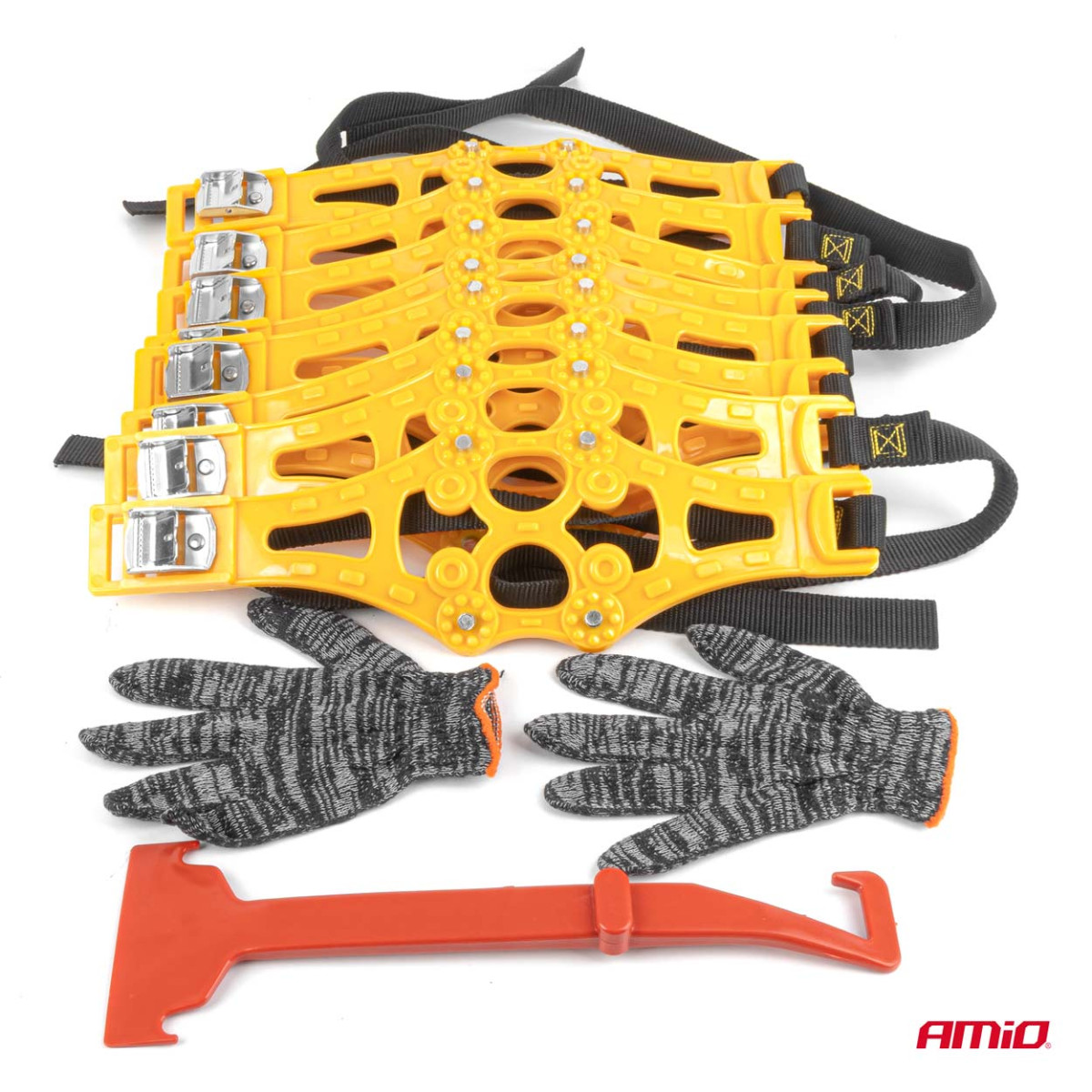Rehvide libisemiskindlate ribade komplekt, 8 tk, AMIO-04948