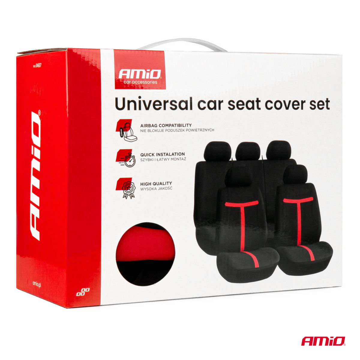 Universaalsed istmekatted SC-07 - must / punane