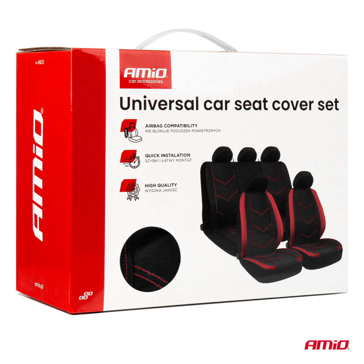 Universaalsed istmekatted SC-20 - must / punane