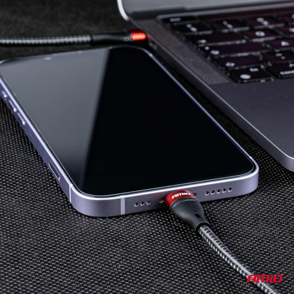 USB-C + Lightning-kaabel iPhone'ile 200 cm FullLINK AMIO-02931