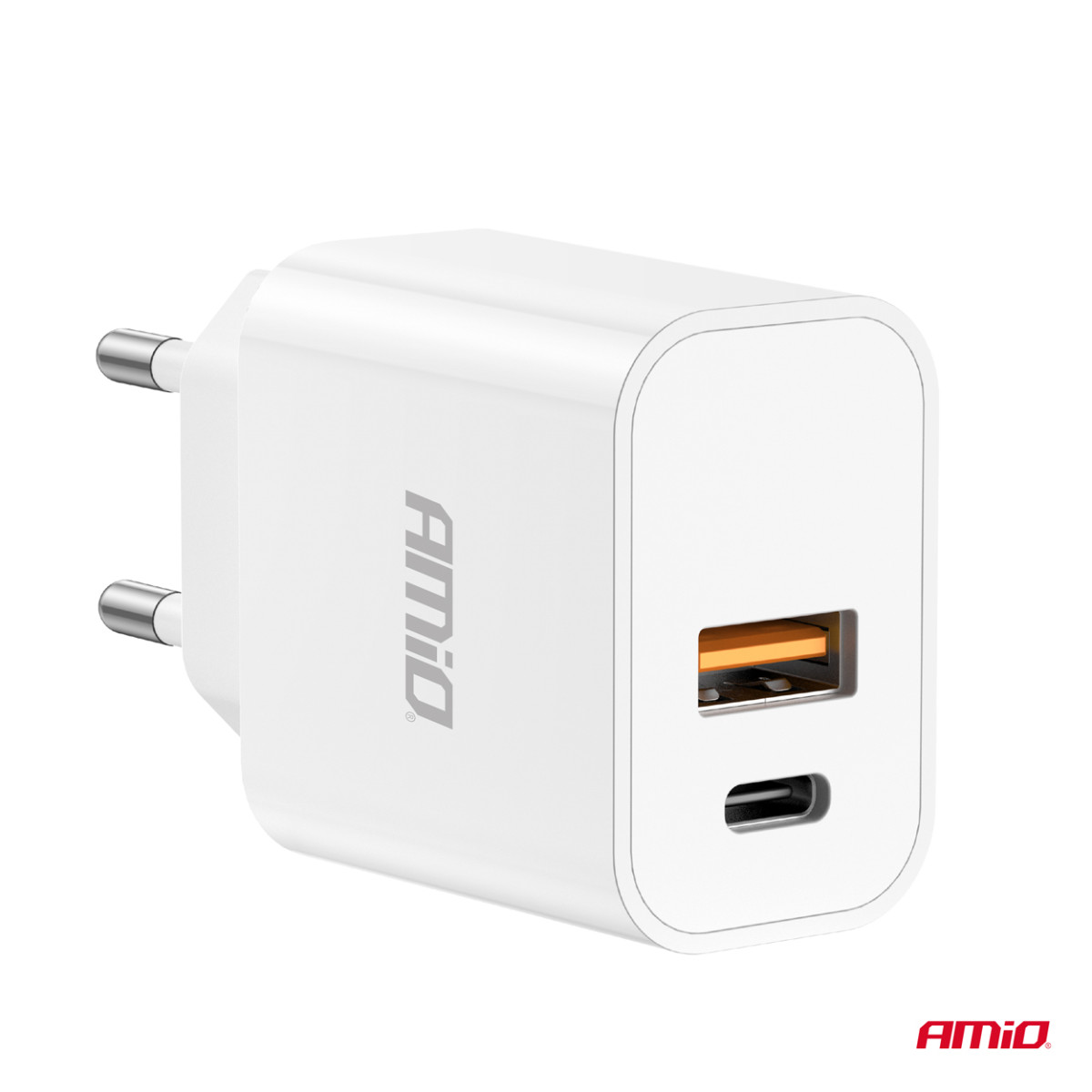 Seinalaadija PCH PRO-09 USB+USB-C 20W kiirlaadimine 230V